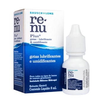 Renu Plus Gotas Lubrificante & Umidificante 8ml